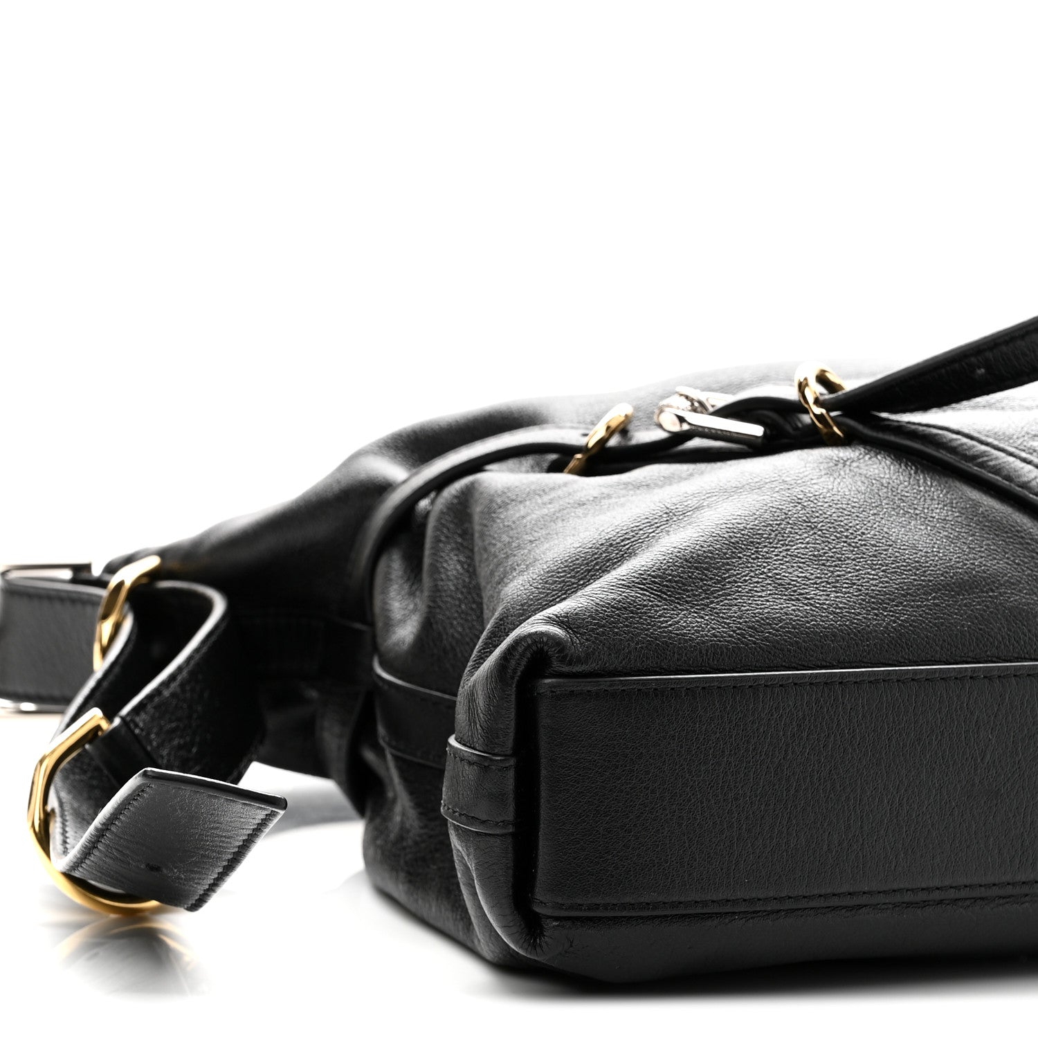 Calfskin Medium Voyou Bag Black
