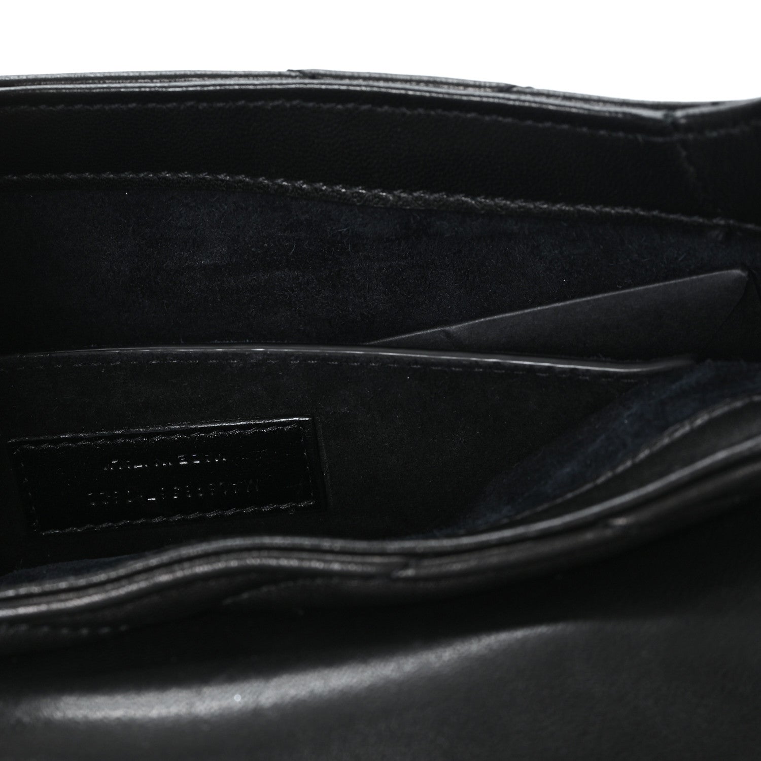 Lambskin Quilted Le 57 Diamond Shoulder Bag Black