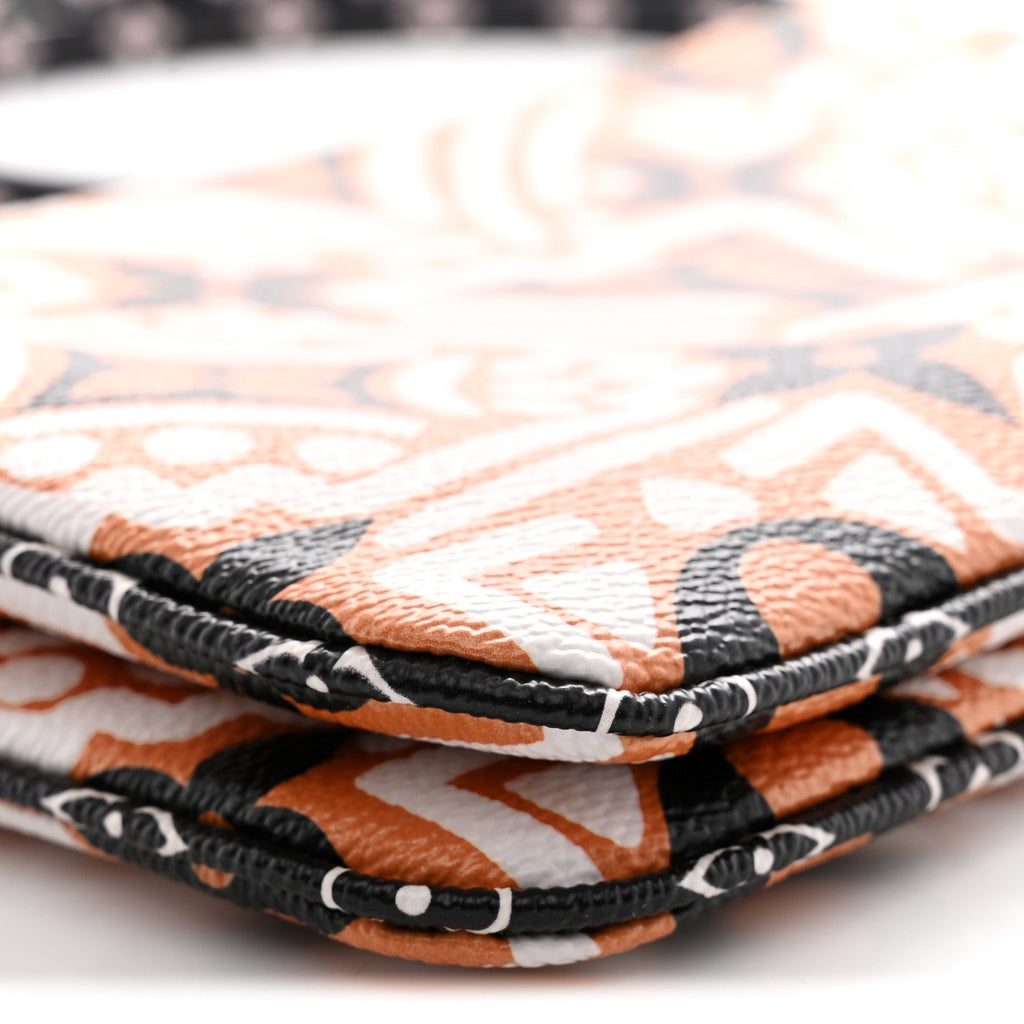 Monogram Giant Crafty Double Zip Pochette Creme Caramel