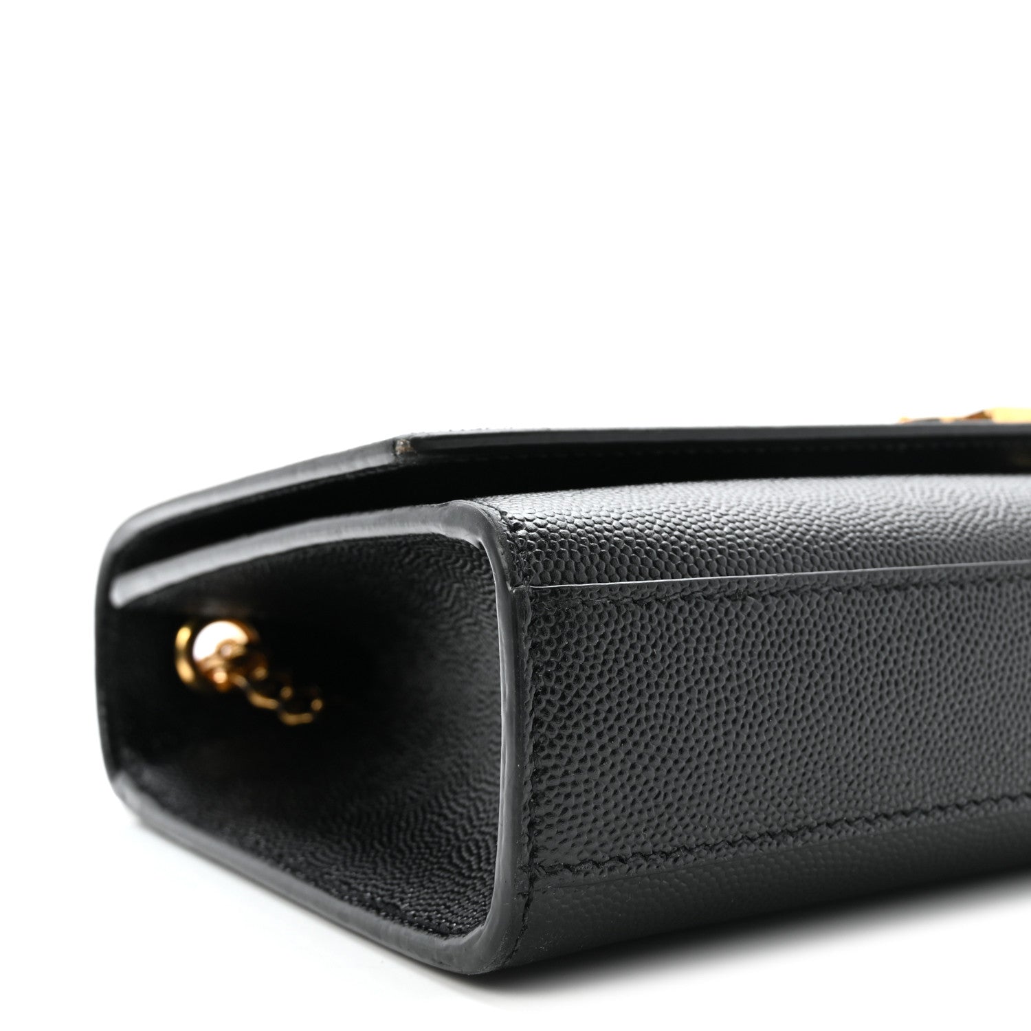 Grain De Poudre Medium Classic Monogram Kate Satchel Black