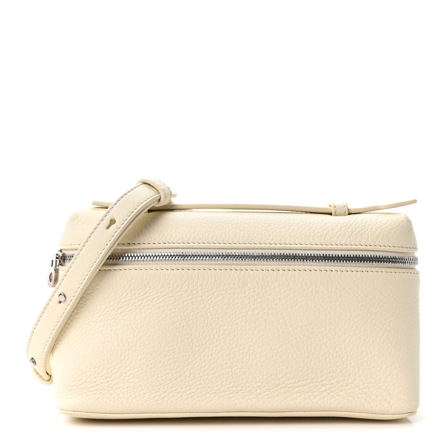 Tender Calfskin L19 Extra Pocket Pouch Whisper White