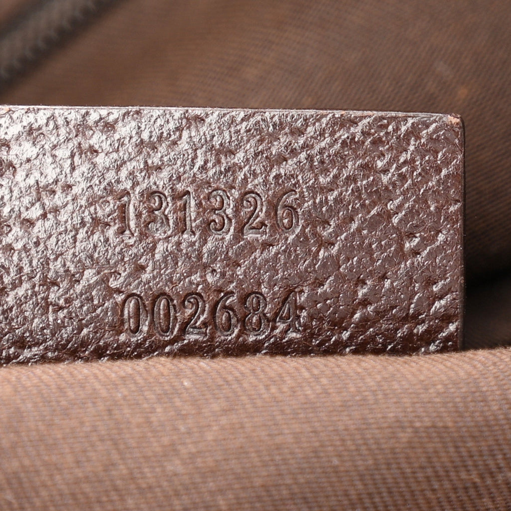 Monogram Abbey Messenger Bag Dark Brown