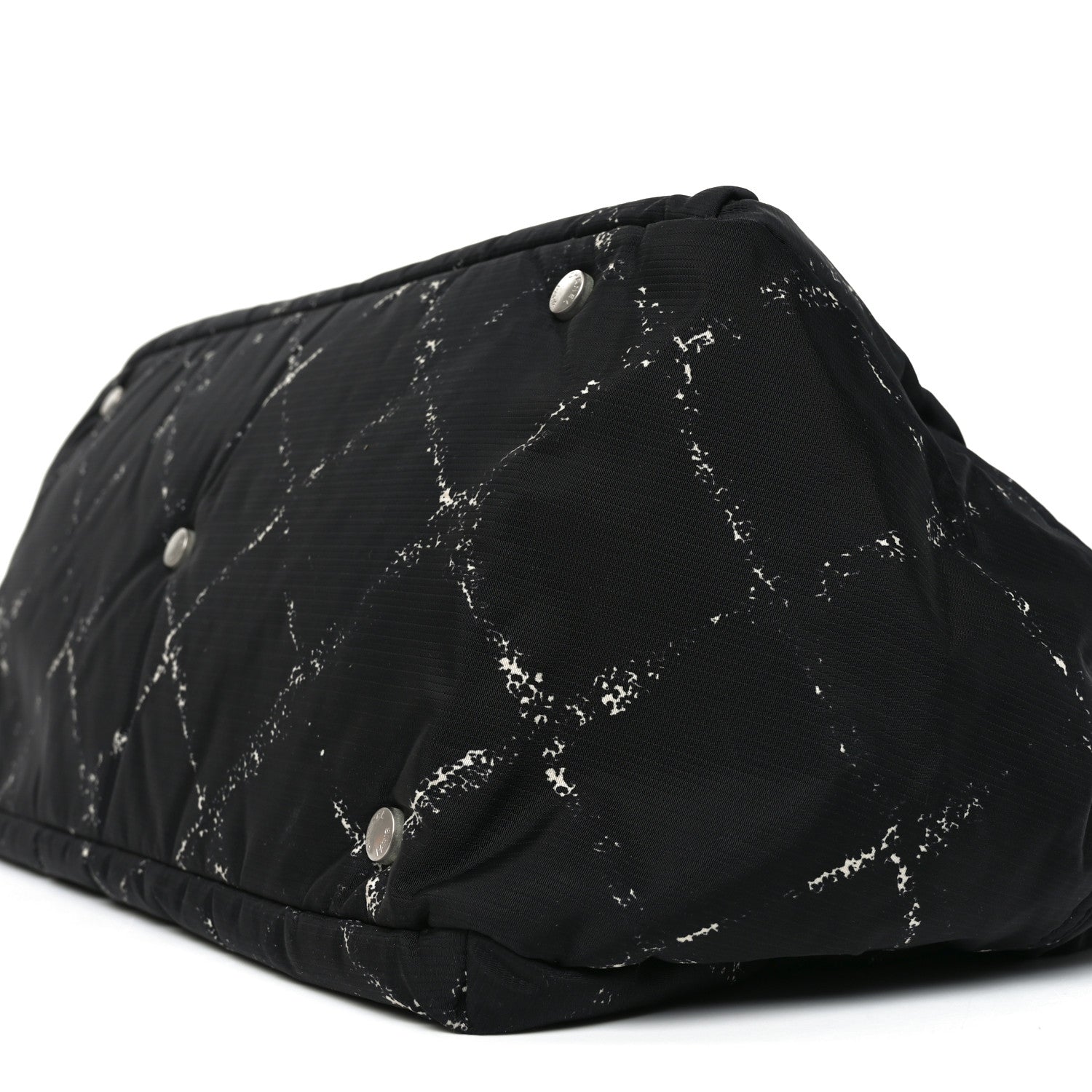 Nylon Travel Tote Black