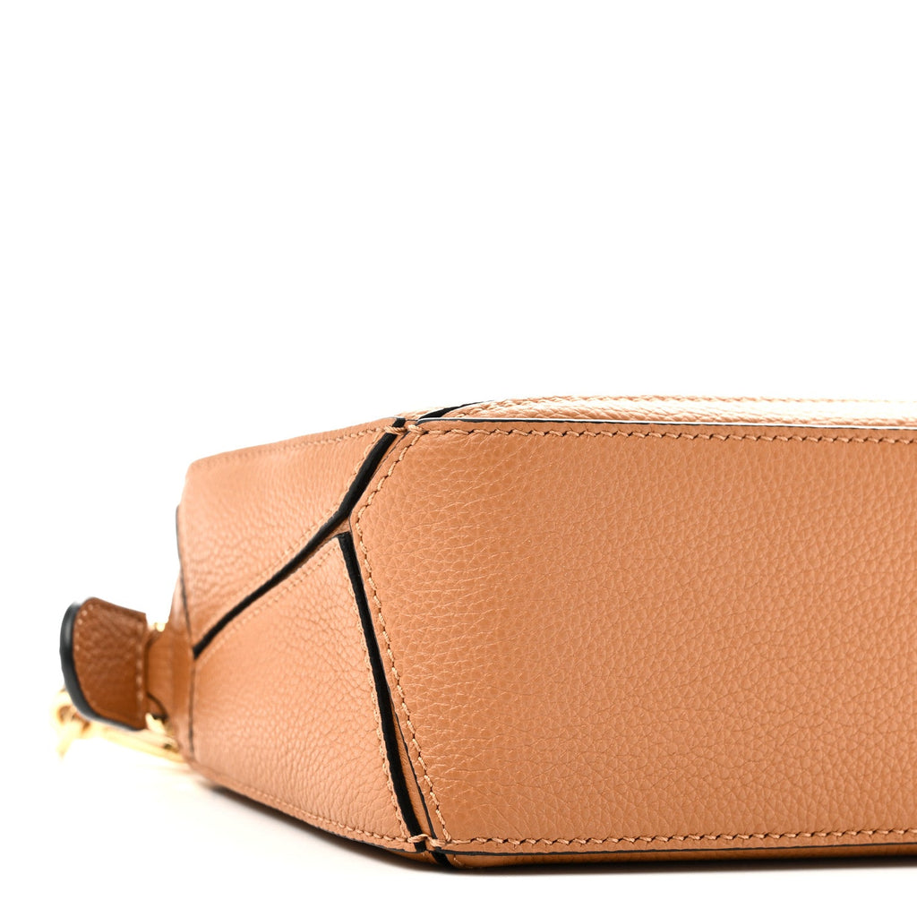 Calfskin Mini Puzzle Bag Tan