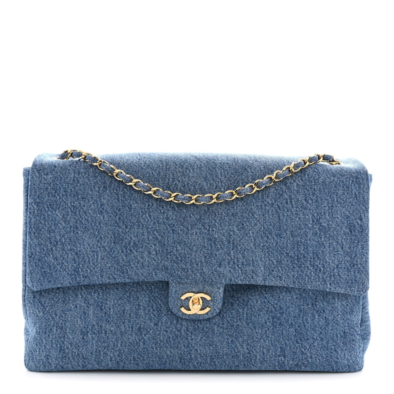 Denim Souplissimo Maxi Flap Blue