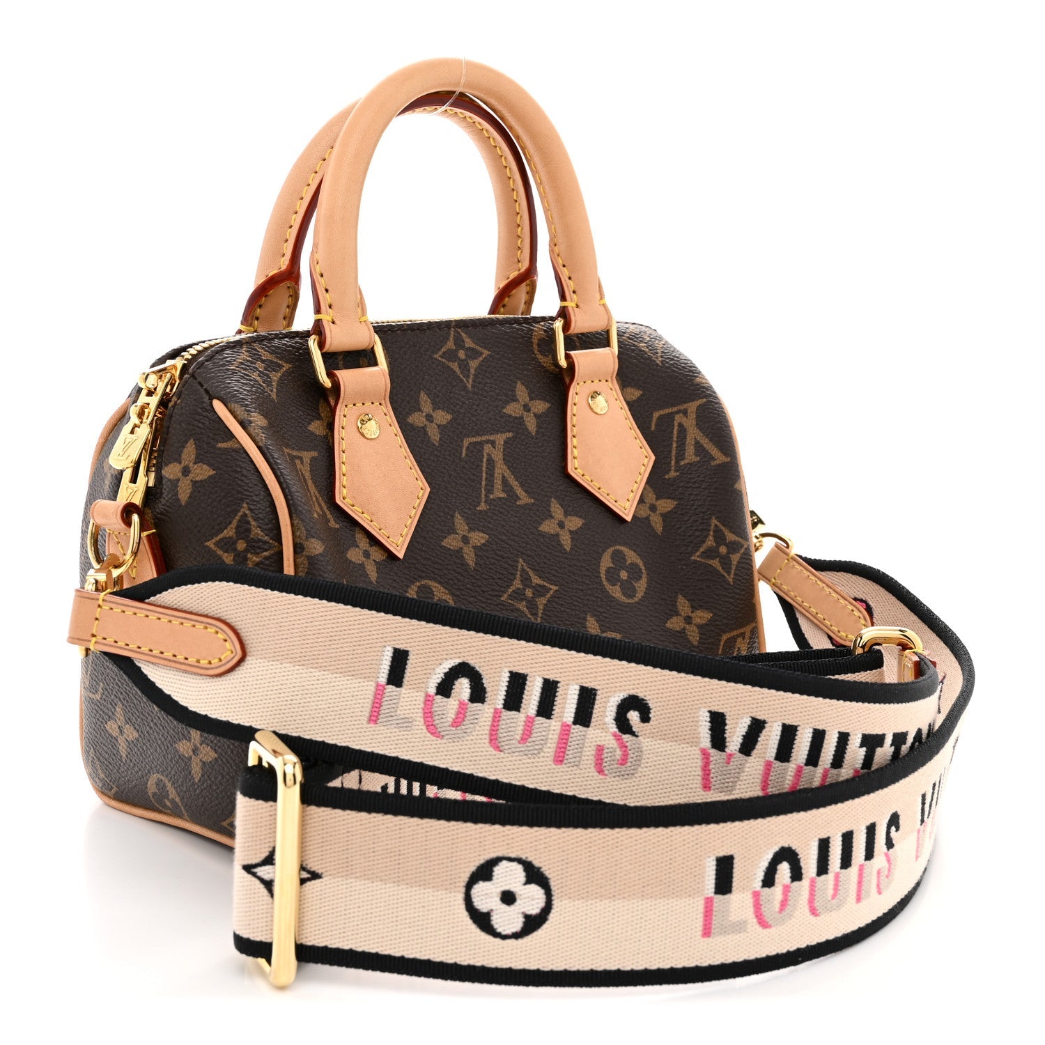 Monogram Speedy Bandouliere 20 Black