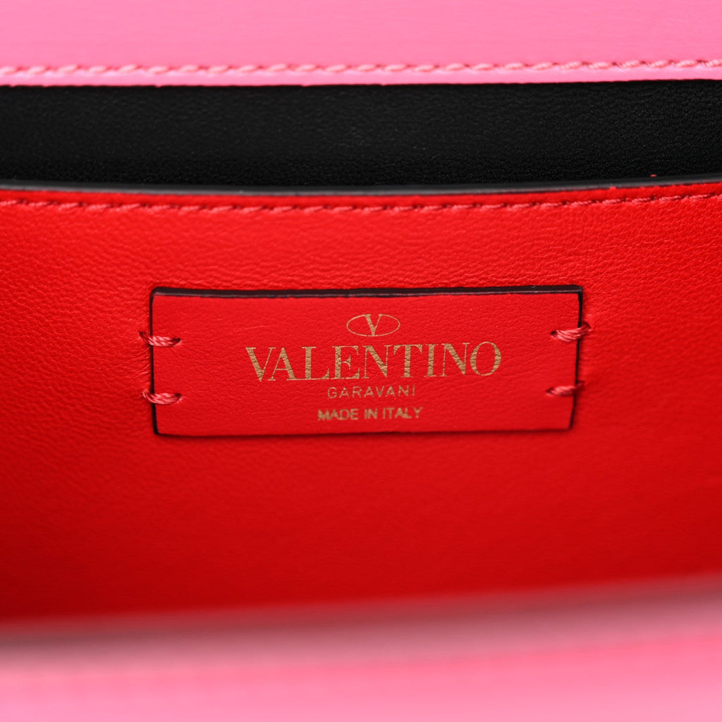 Smooth Calfskin Small VSling Shoulder Bag Pink