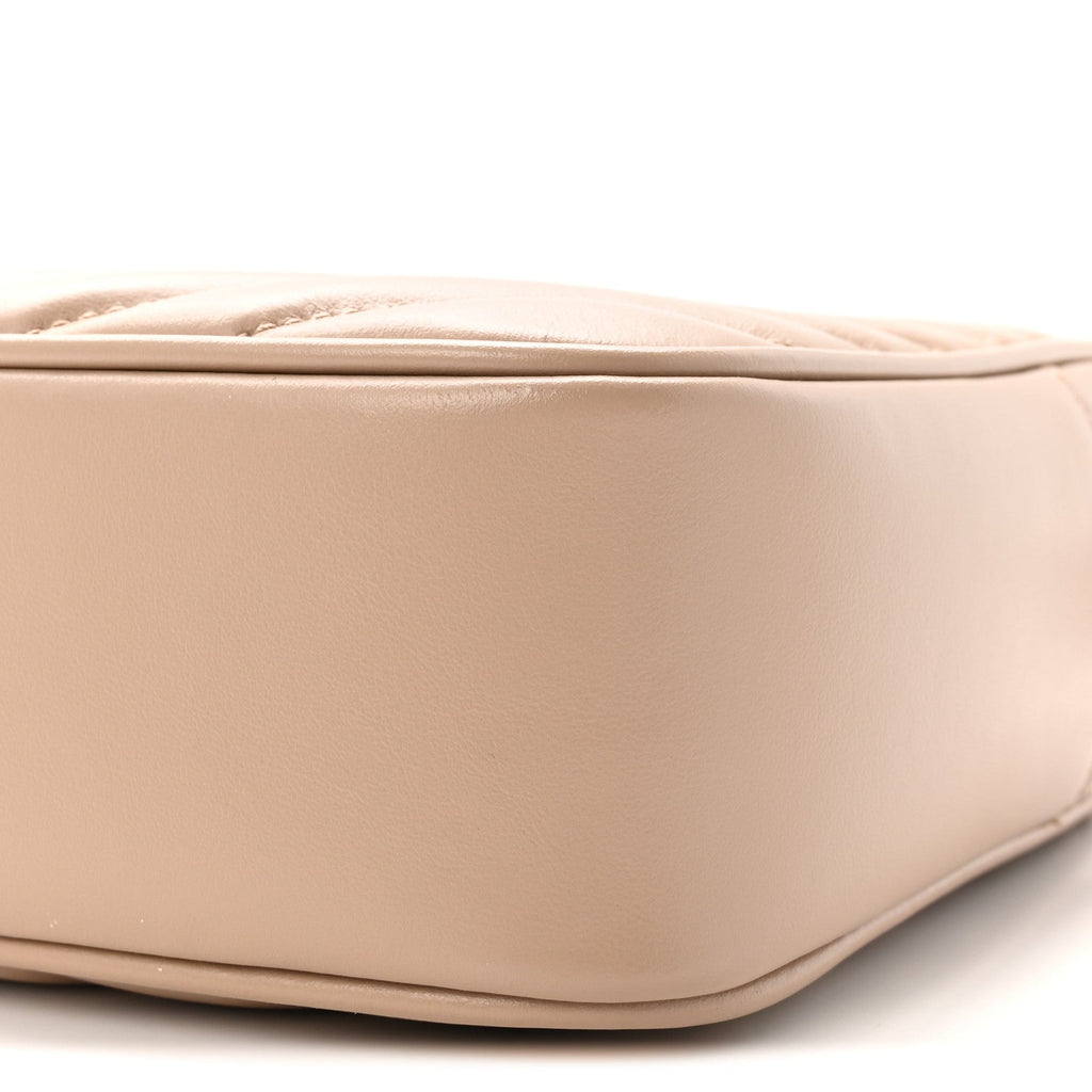 Calfskin Matelasse Monogram Lou Camera Bag Dark Beige