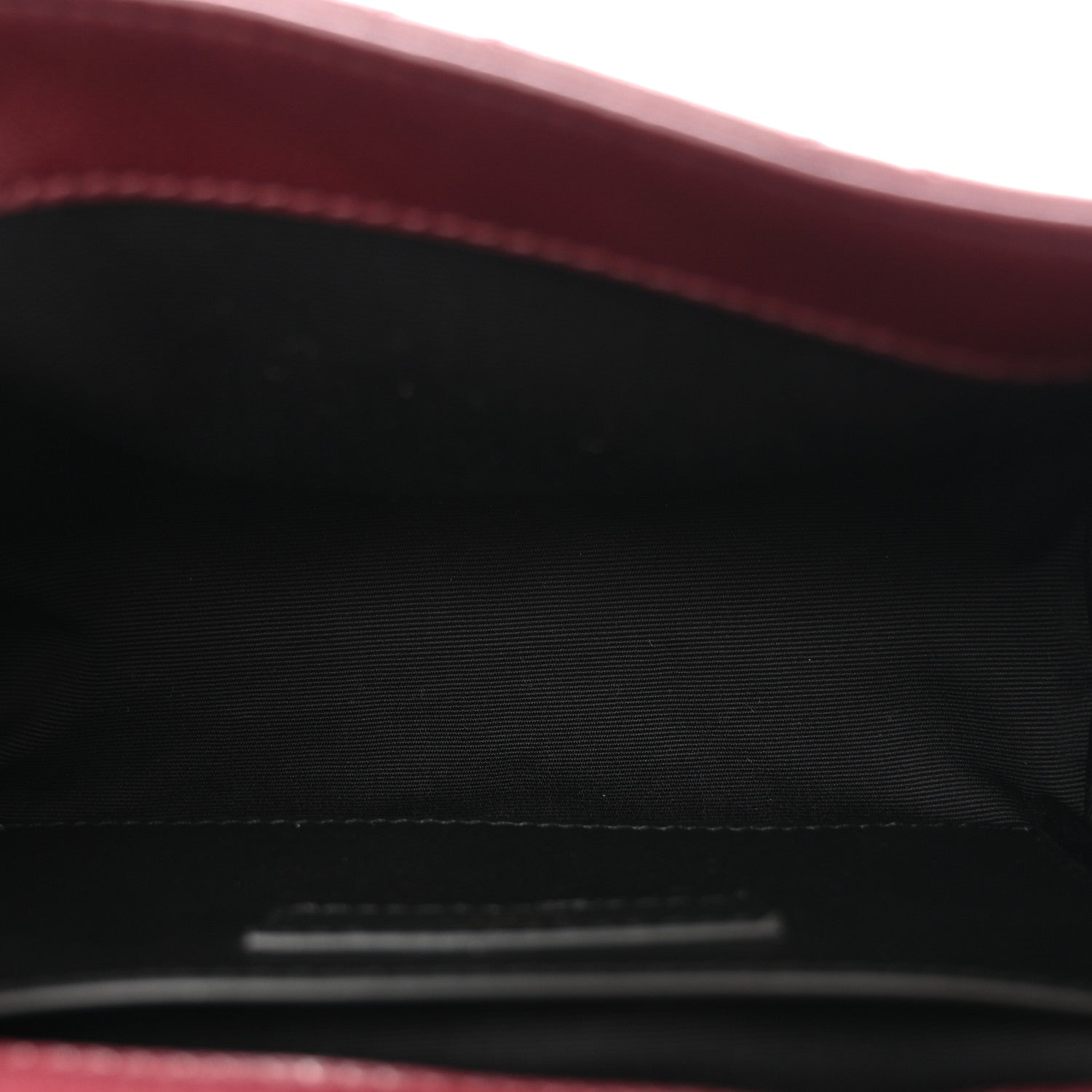 Lambskin Quilted Monogram Mini Nolita Rouge Cabernet