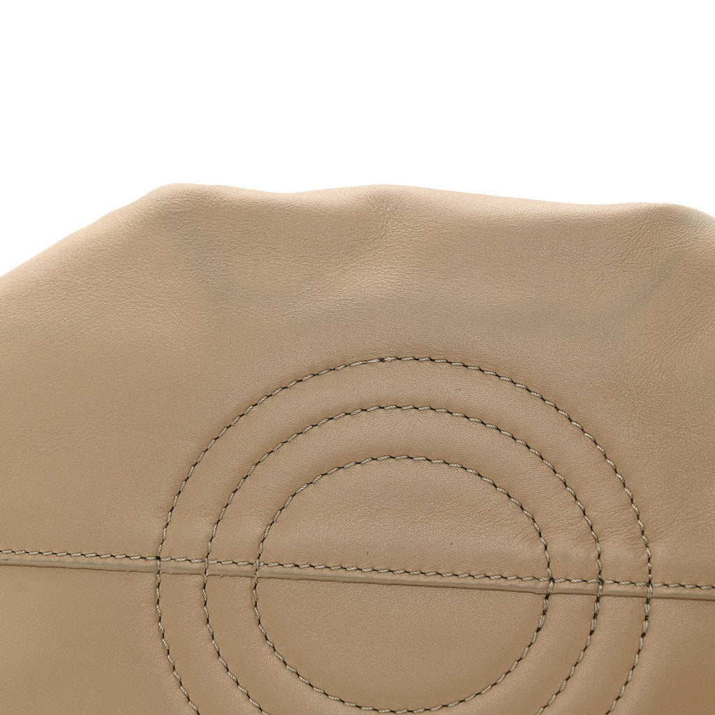 Shiny Nappa Calfskin Small Paseo Bag Clay Green