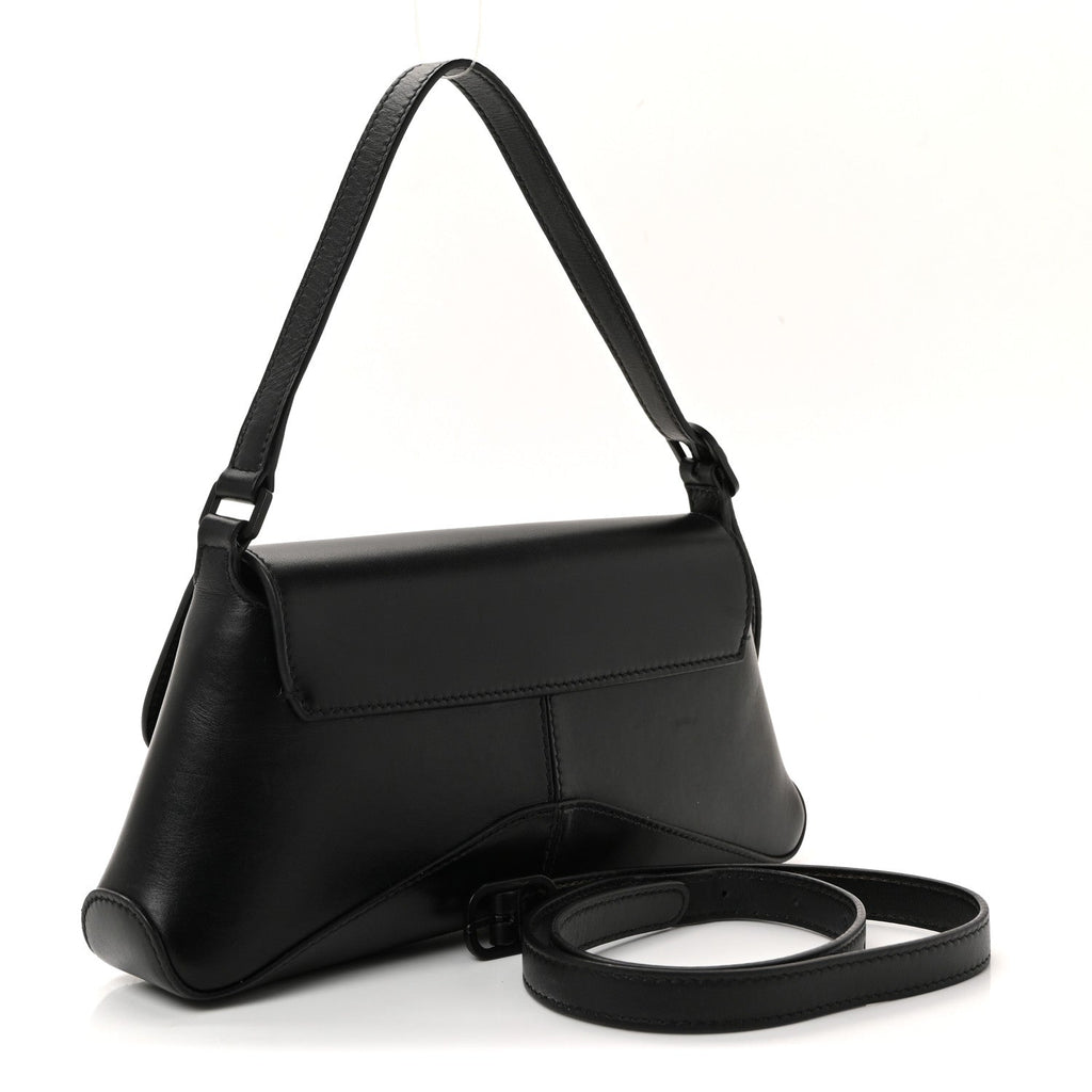 Box Calfskin Monochrome Small XX Flap Stretch Bag Black