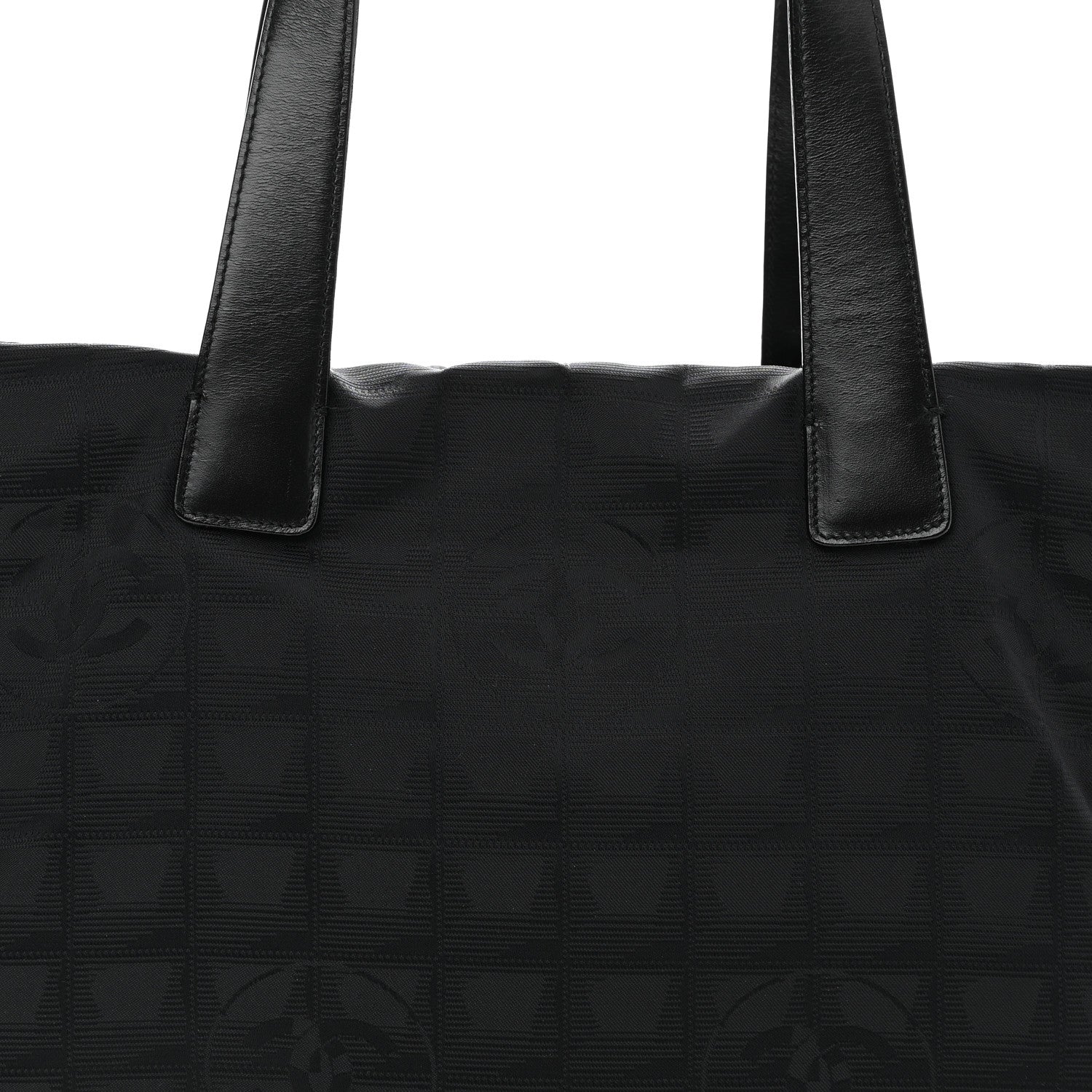 Nylon Medium Travel Tote Black