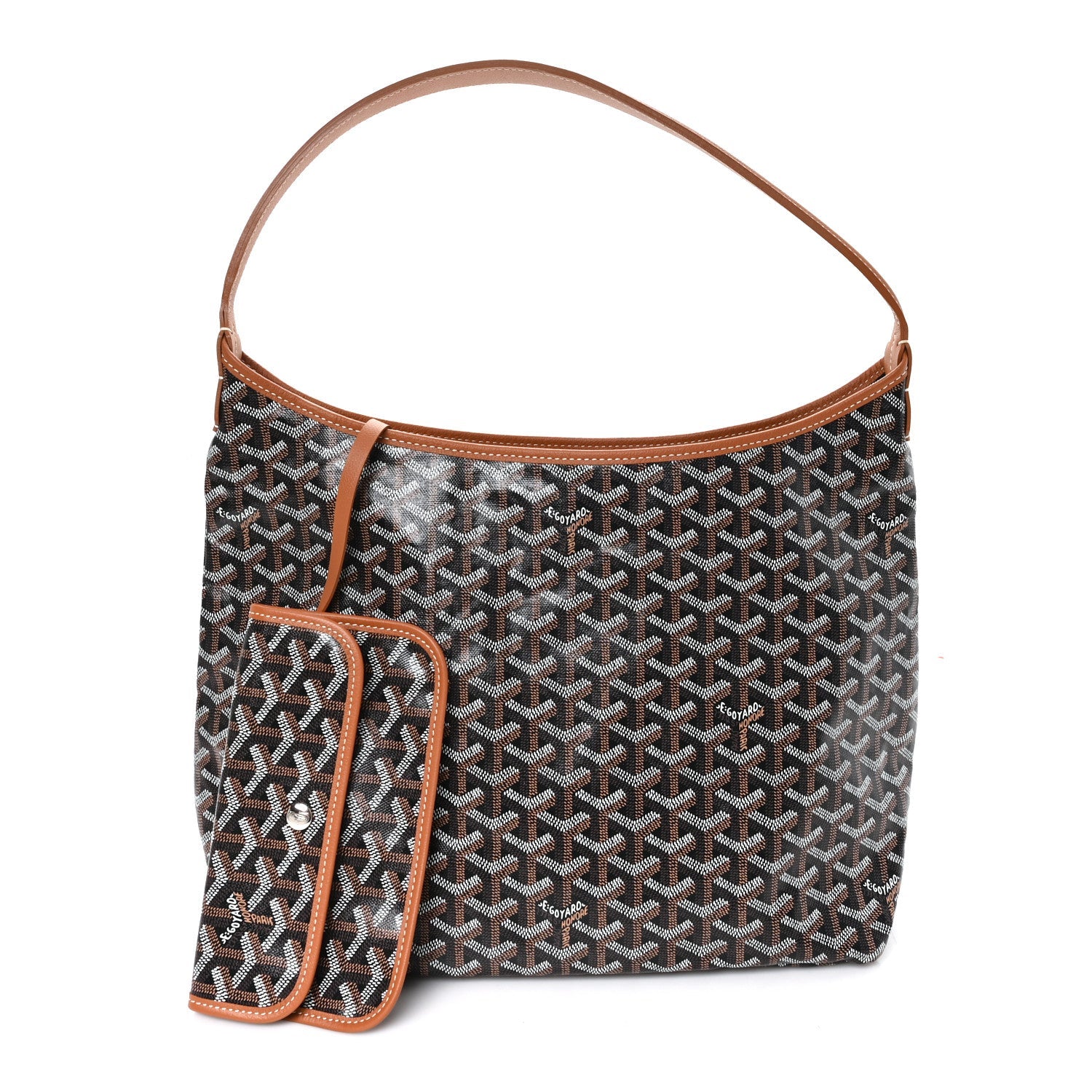 Goyardine Boheme Hobo Black Gold