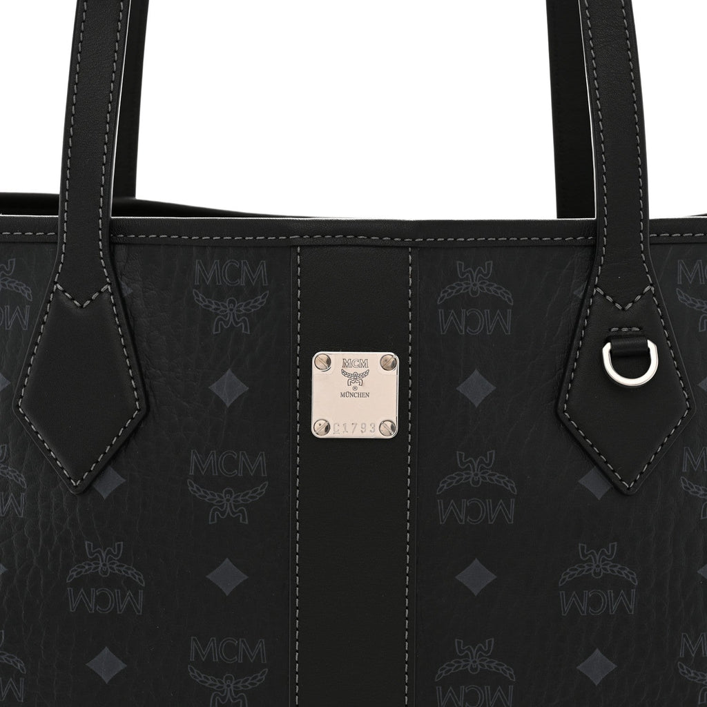 Visetos Medium New Liz Shopper Tote Black
