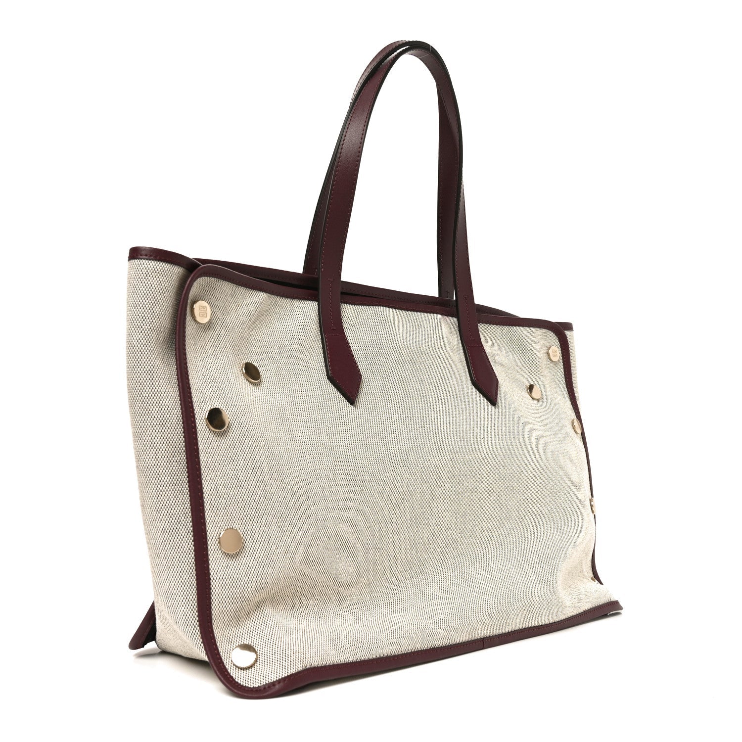 Canvas Medium Bond Shopper Tote Aubergine