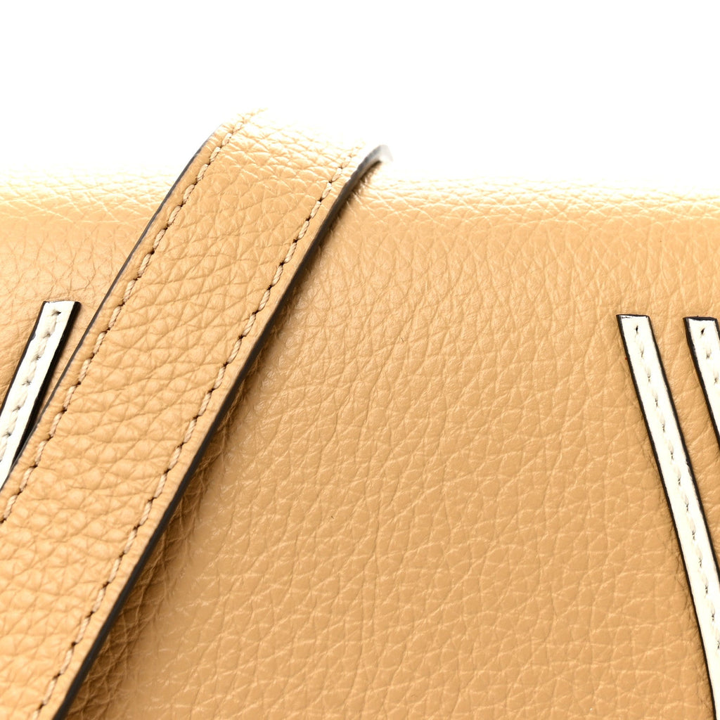 Calfskin Small Marcie Saddle Bag Soft Tan