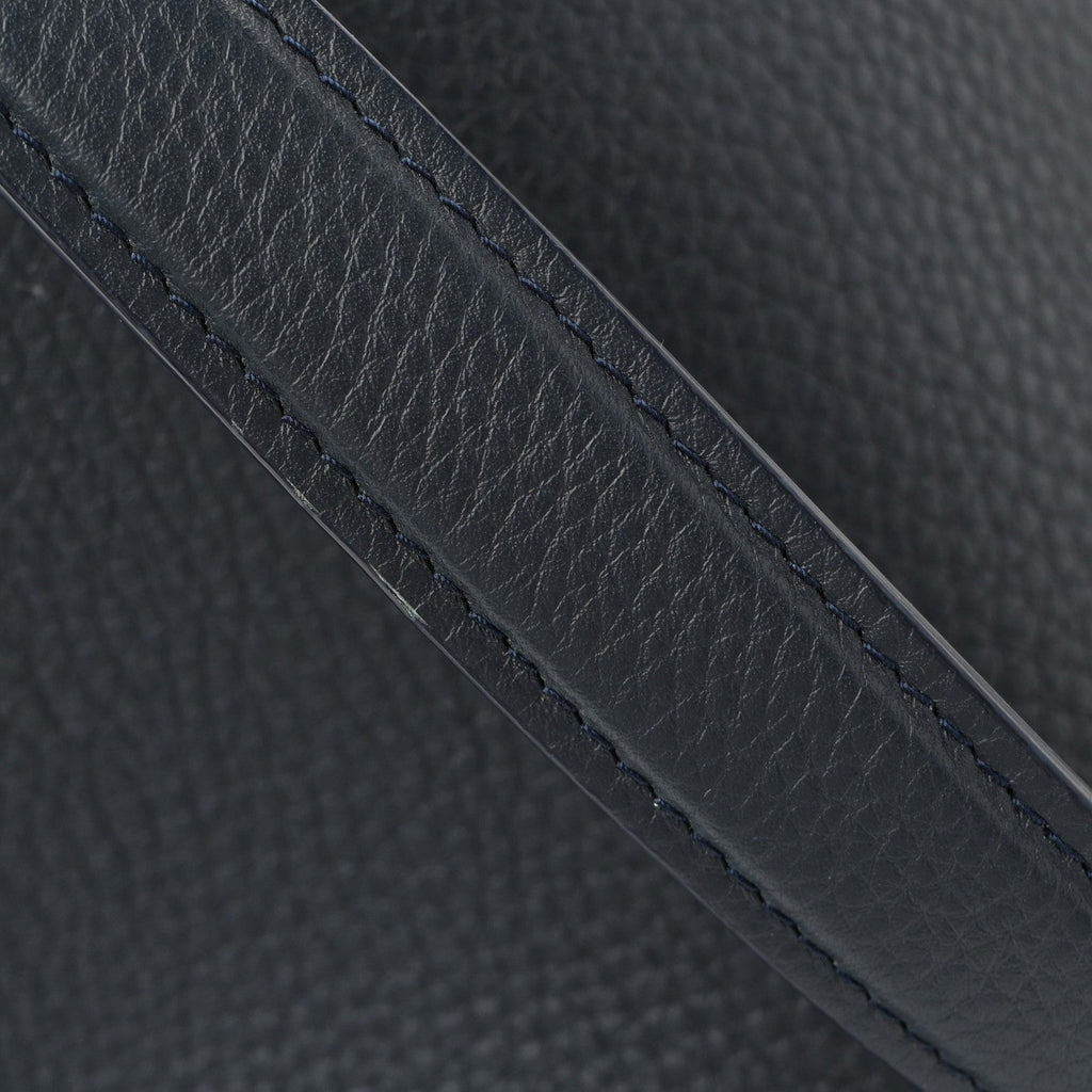 Grained Calfskin Medium N/S Park Tote Marine
