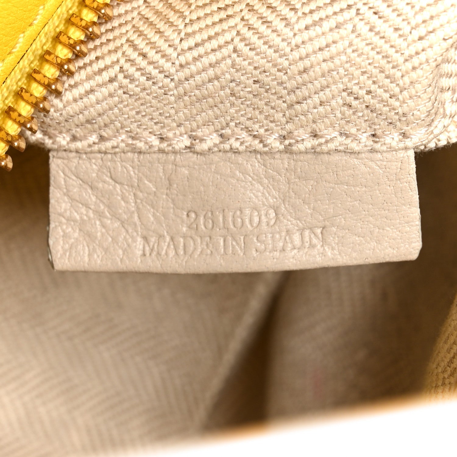Calfskin Medium Puzzle Bag Yellow