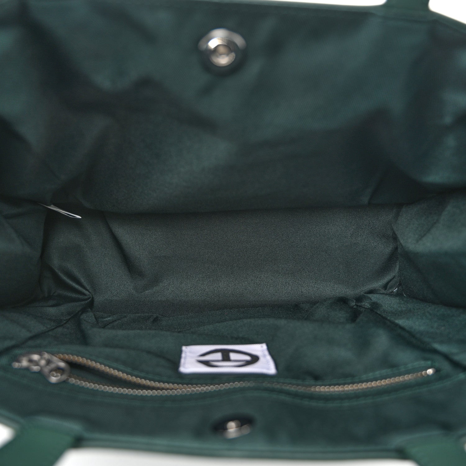 Vegan Leather Medium Shopping Bag Dark Olive