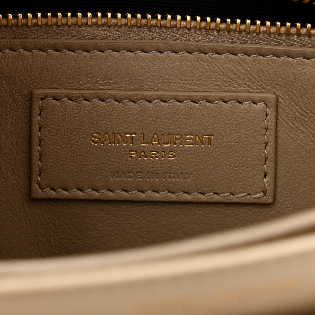Canvas Calfskin Classic Monogram Cassandra Natural Beige Sea Salt