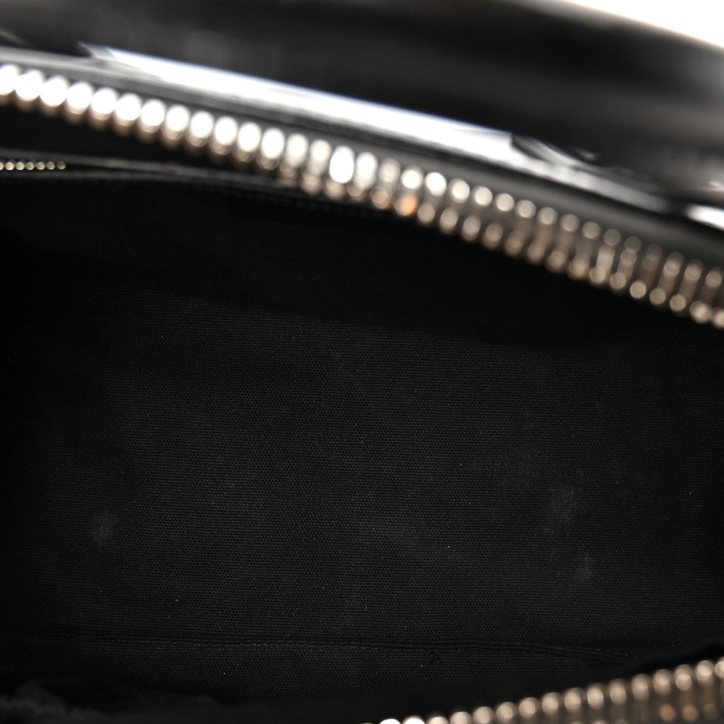 Shiny Lord Calfskin Small Antigona Black