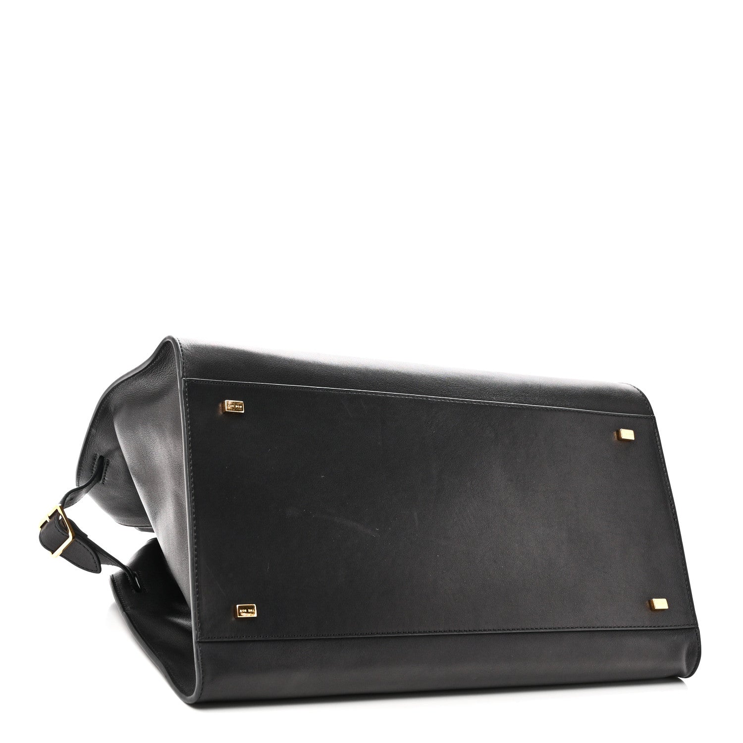 Polished Saddle Calfskin Soft Margaux 15 Black