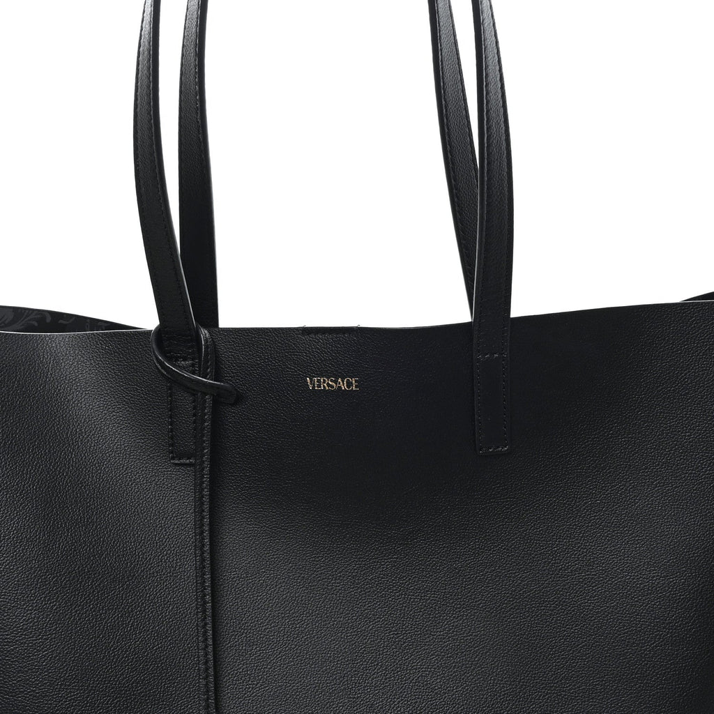 Calfskin Virtus Tote Black