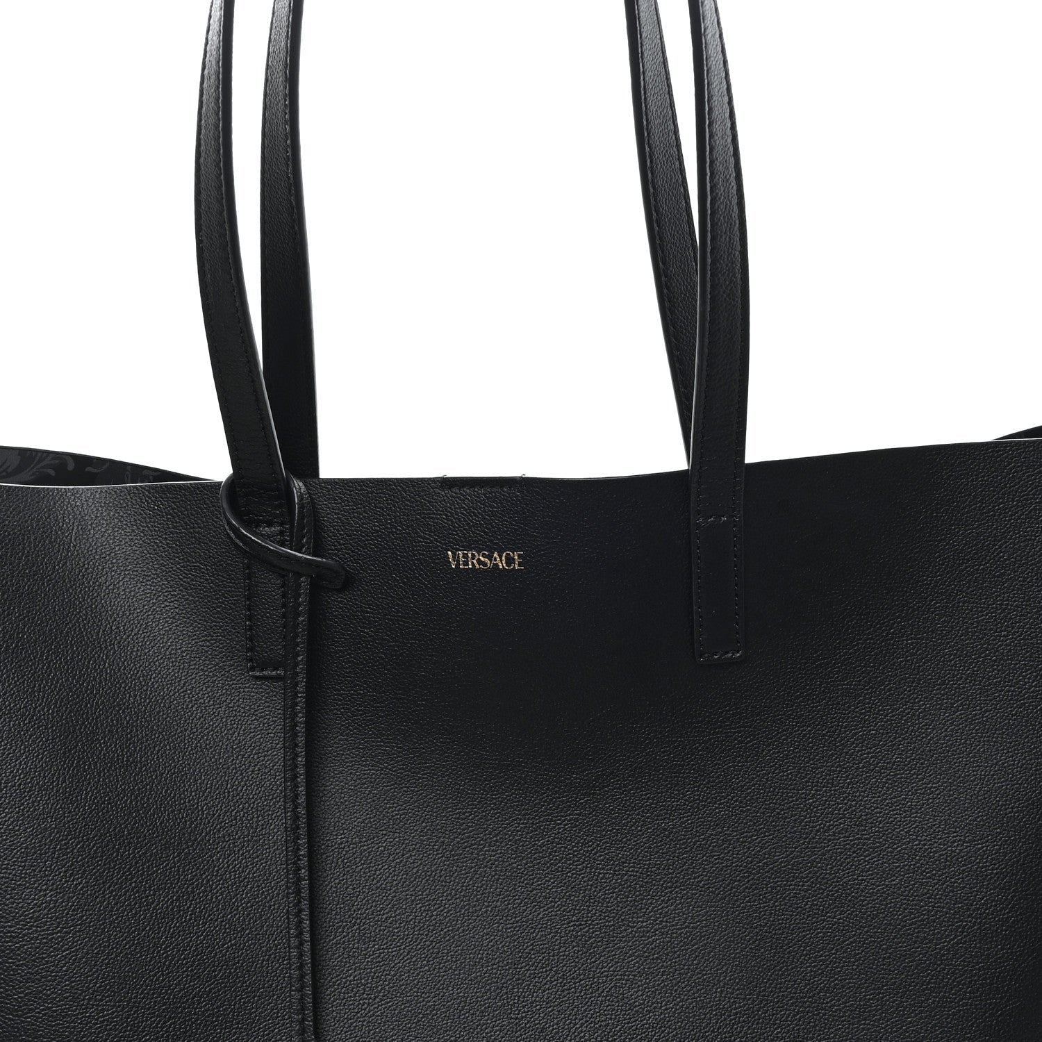 Calfskin Virtus Tote Black