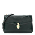 Metallic Serpenti Forever Small Shoulder Bag Green