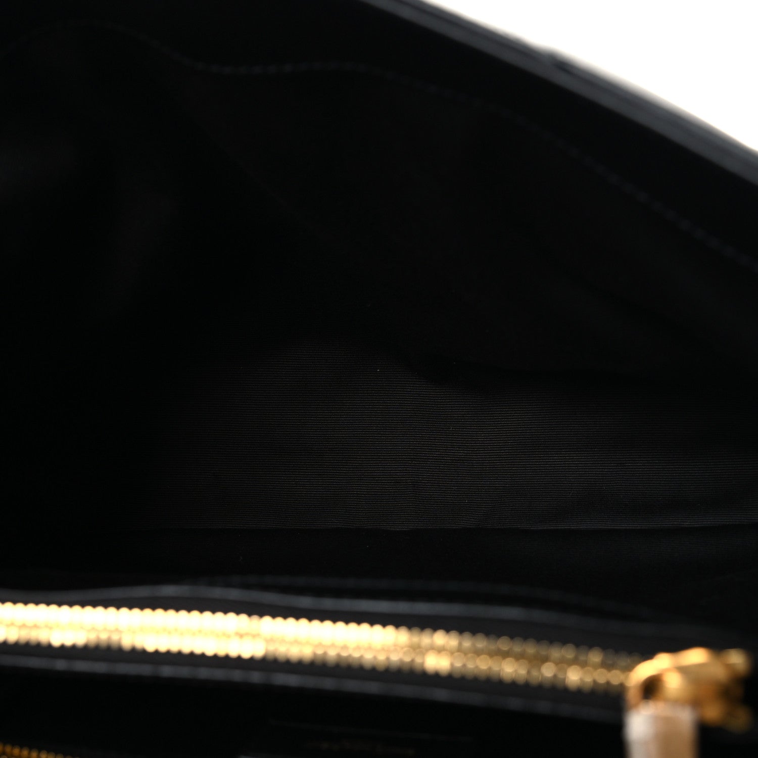 Calfskin Y Quilted Monogram Medium Loulou Chain Satchel Black