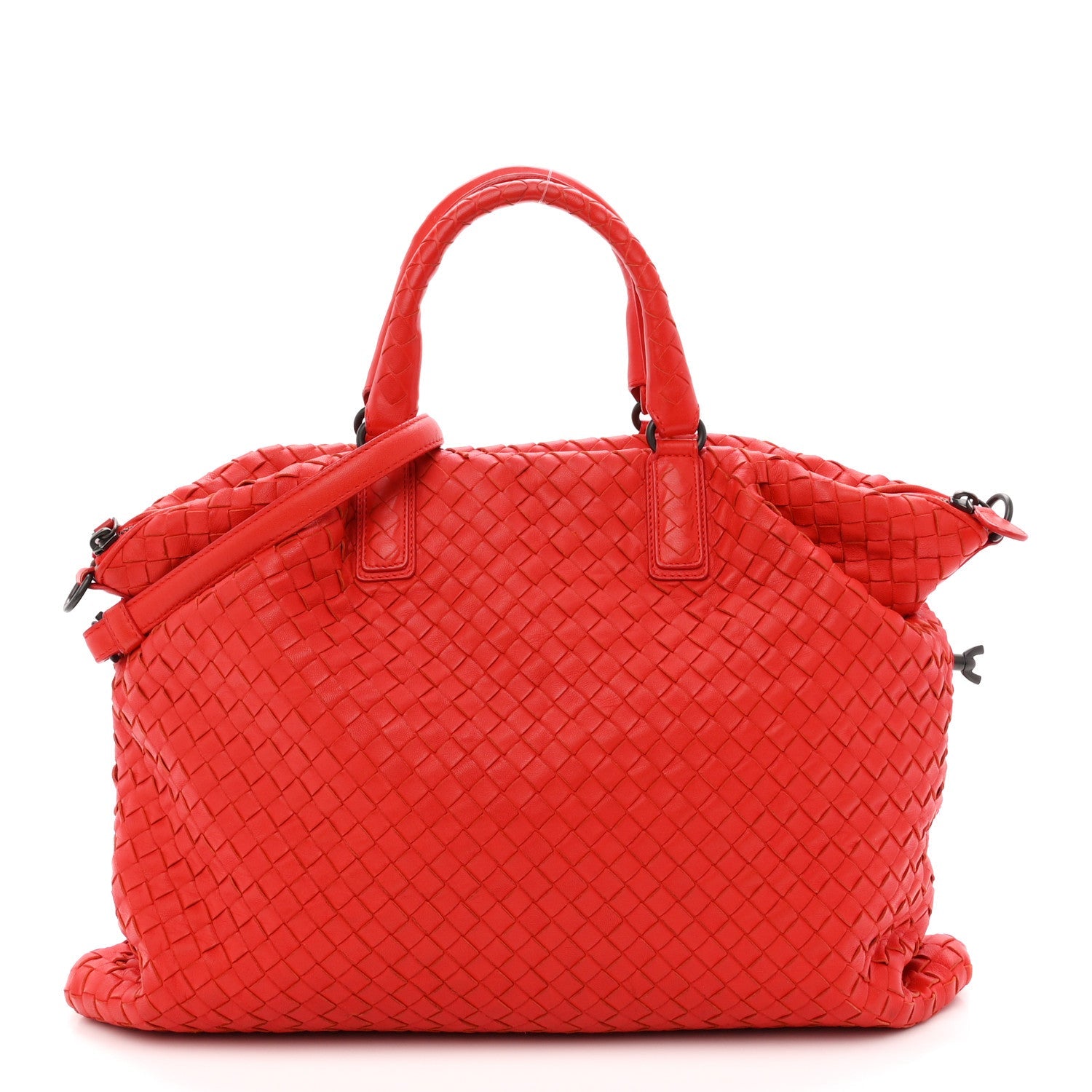 Nappa Intrecciato Medium Convertible Tote Vesuvio