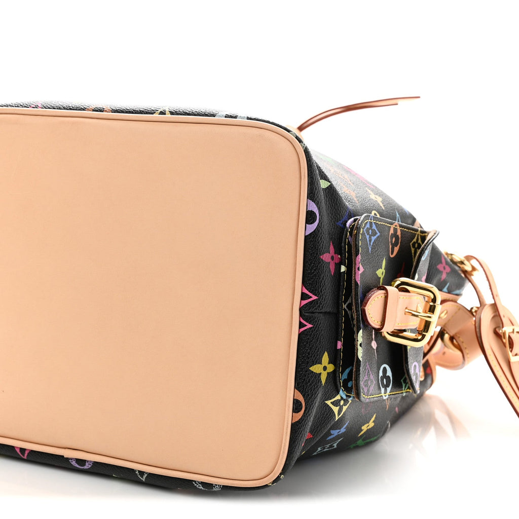 Monogram Multicolor Petit Noe Black