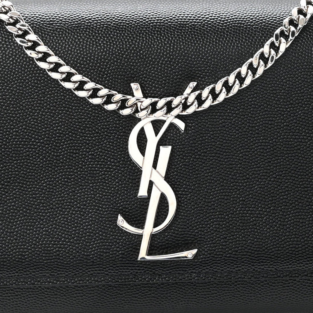 Grain De Poudre Small Monogram Kate Satchel Black