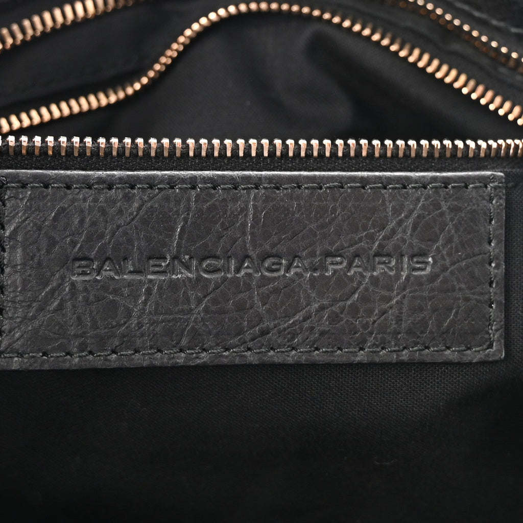 Agneau Giant 12 Rose Gold Hardware Part Time Black
