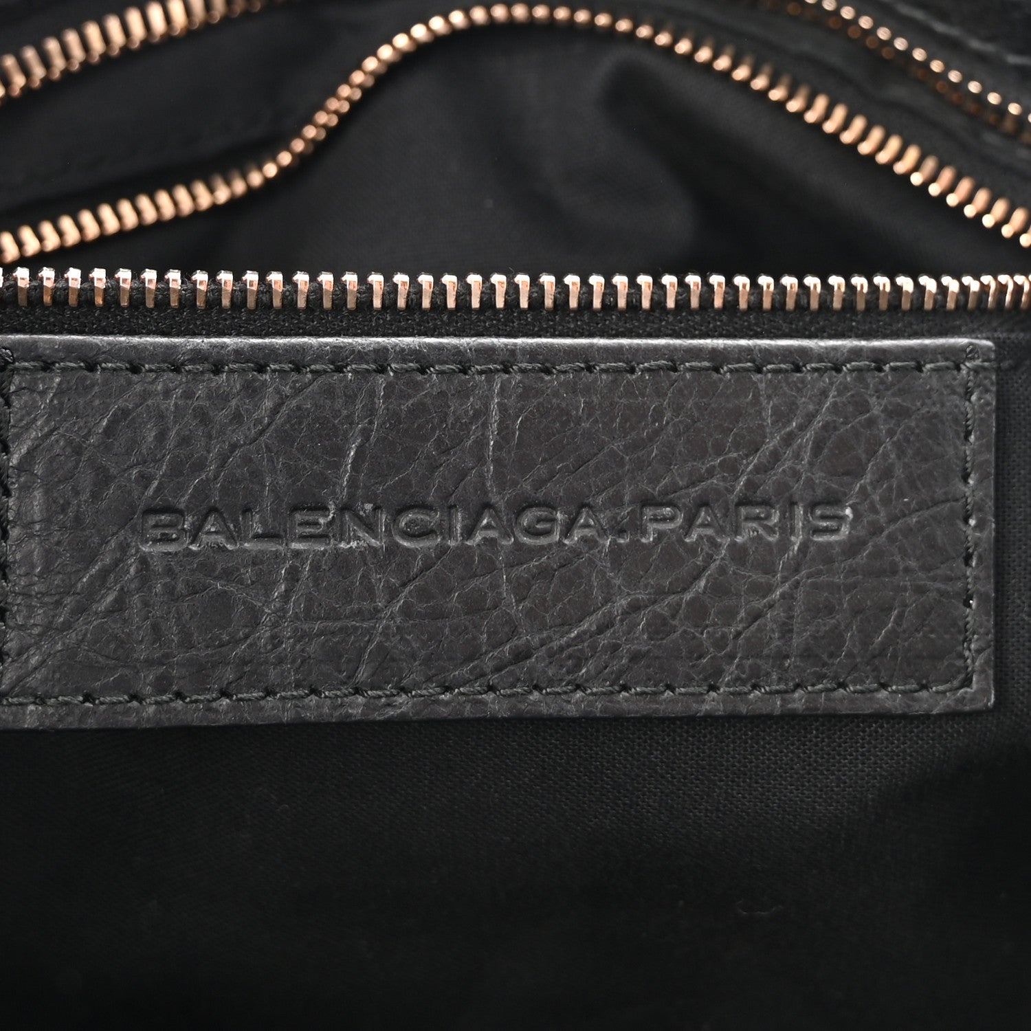 Agneau Giant 12 Rose Gold Hardware Part Time Black
