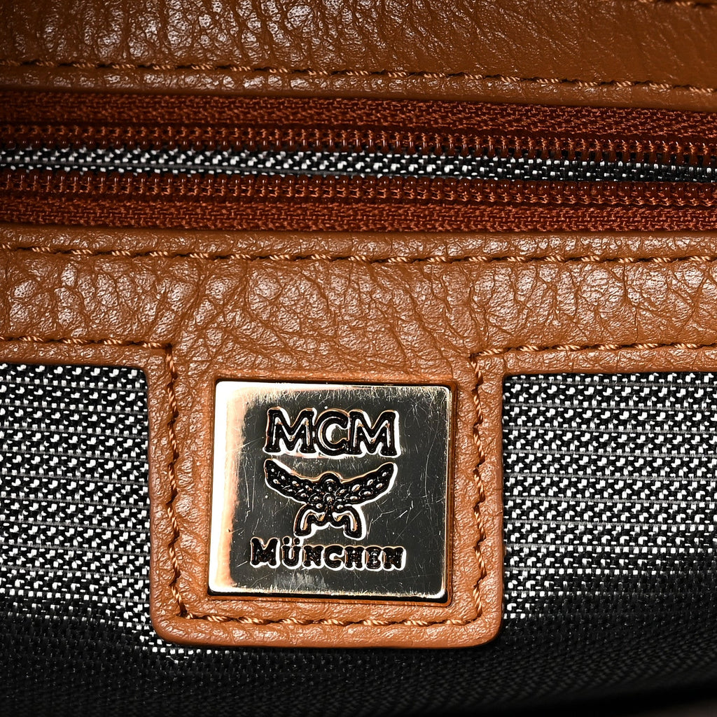 Visetos Small Side Stud Stark Backpack Cognac