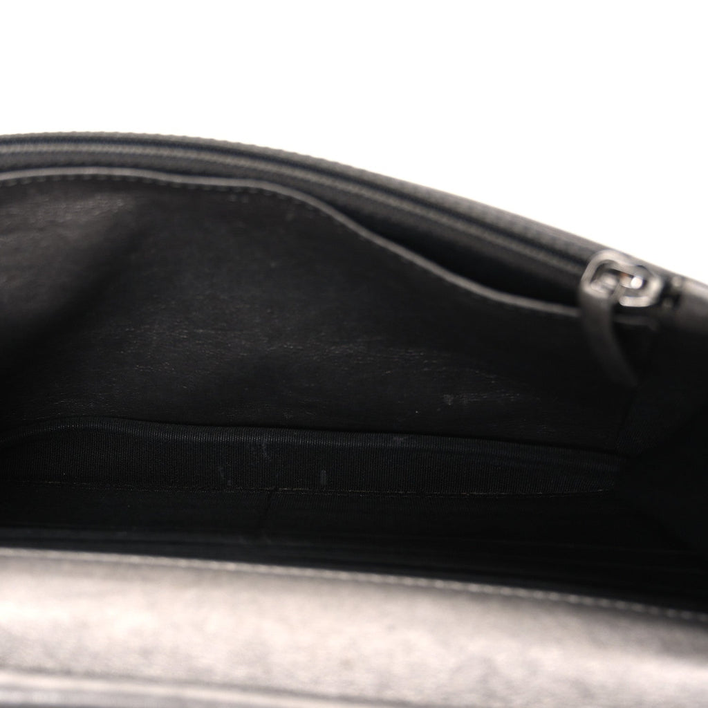 Metallic Caviar Timeless CC Wallet On Chain WOC Grey