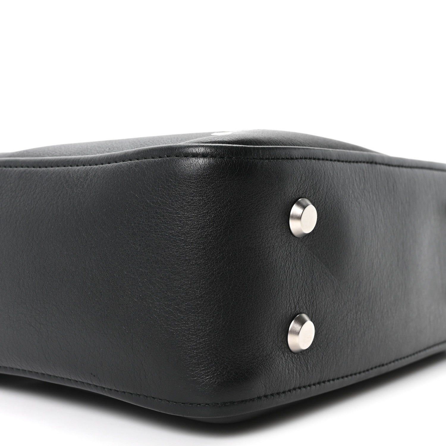 Calfskin S Triangle Duffle Black