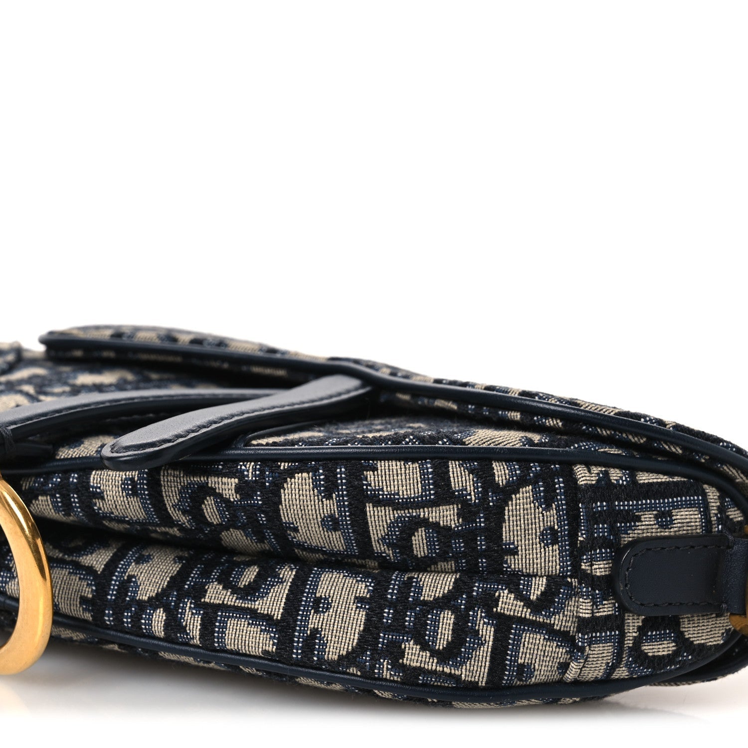 Oblique Mini Saddle Bag Blue
