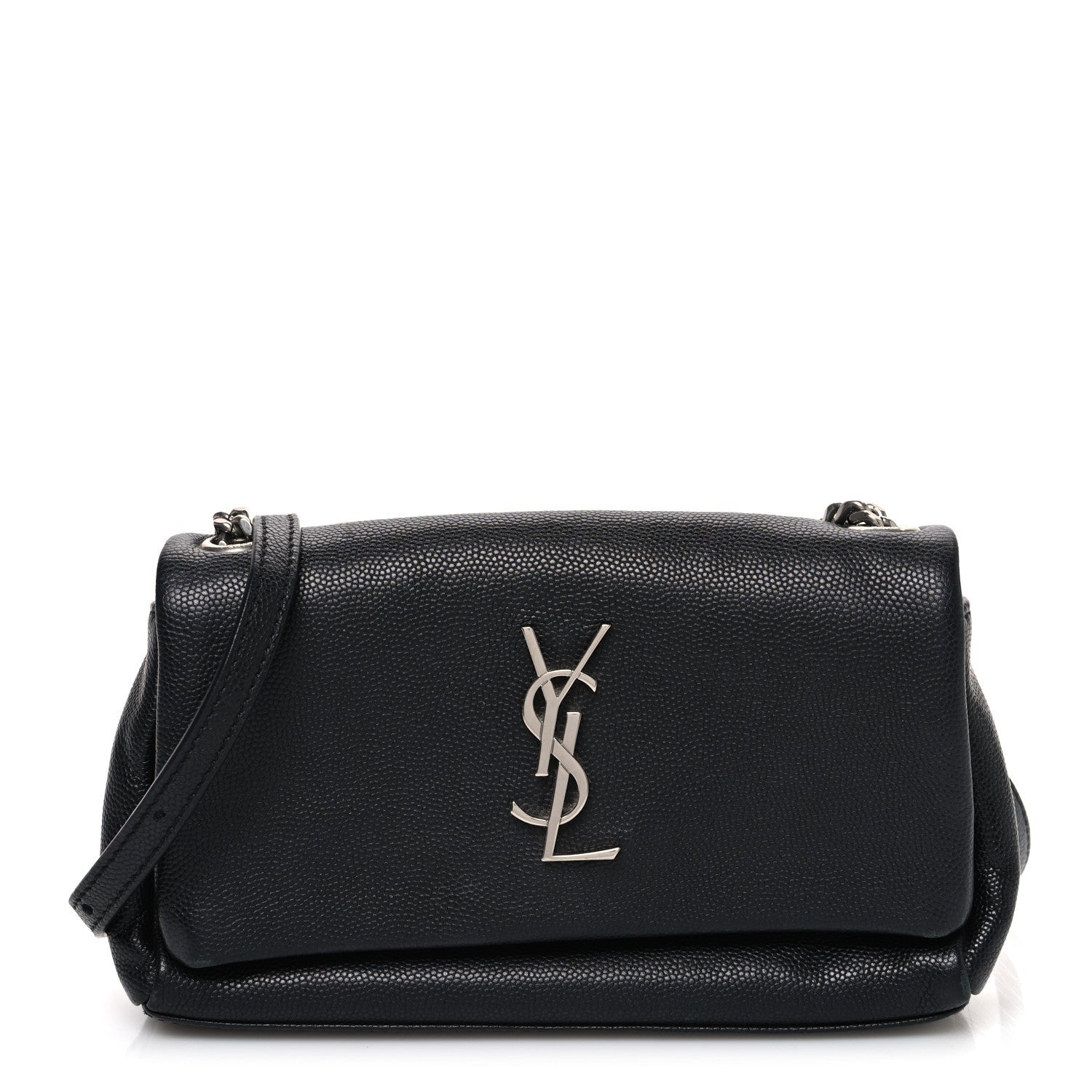 Grain De Poudre Monogram Toy West Hollywood Fold-Over Bag Black
