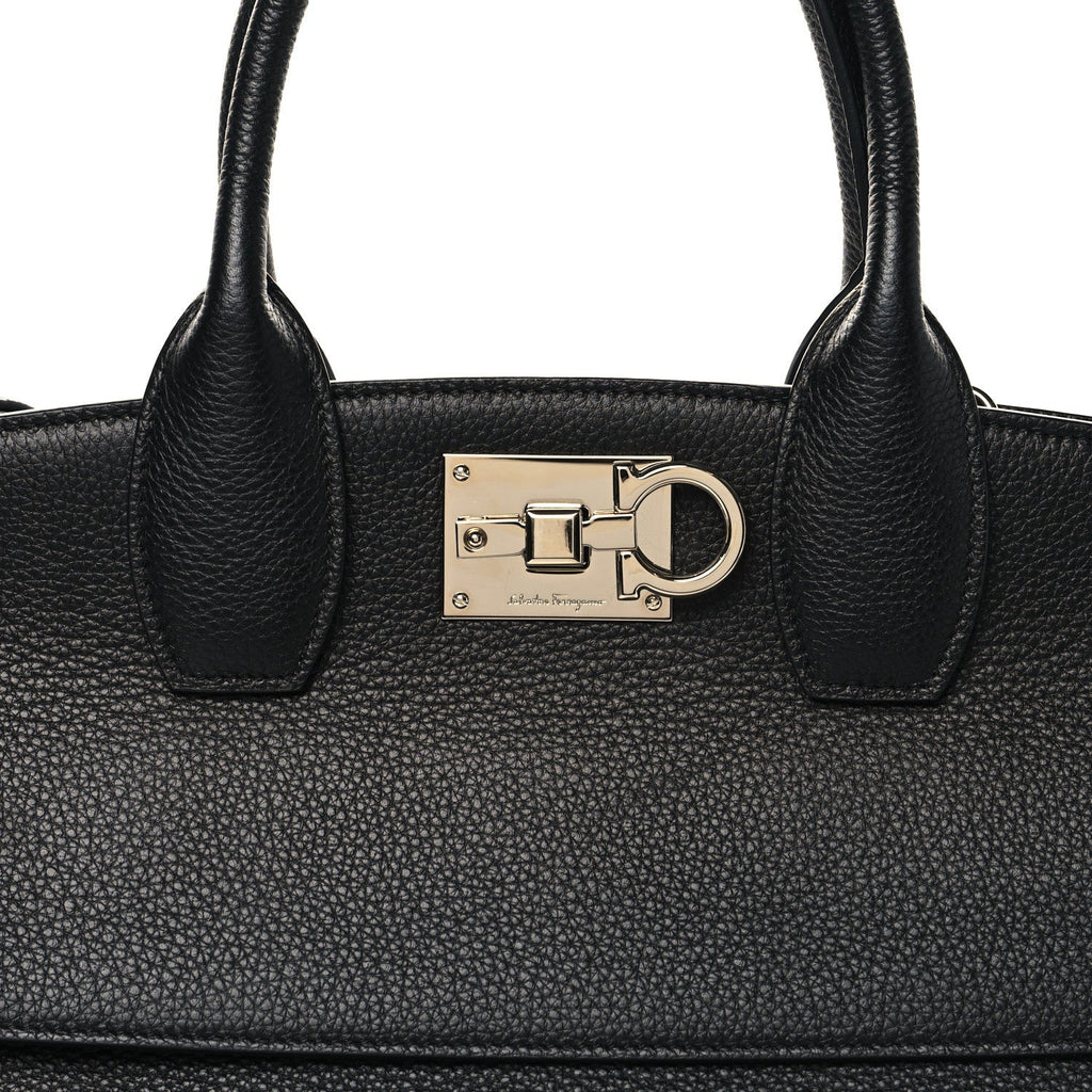 Calfskin Large Studio Bag Black