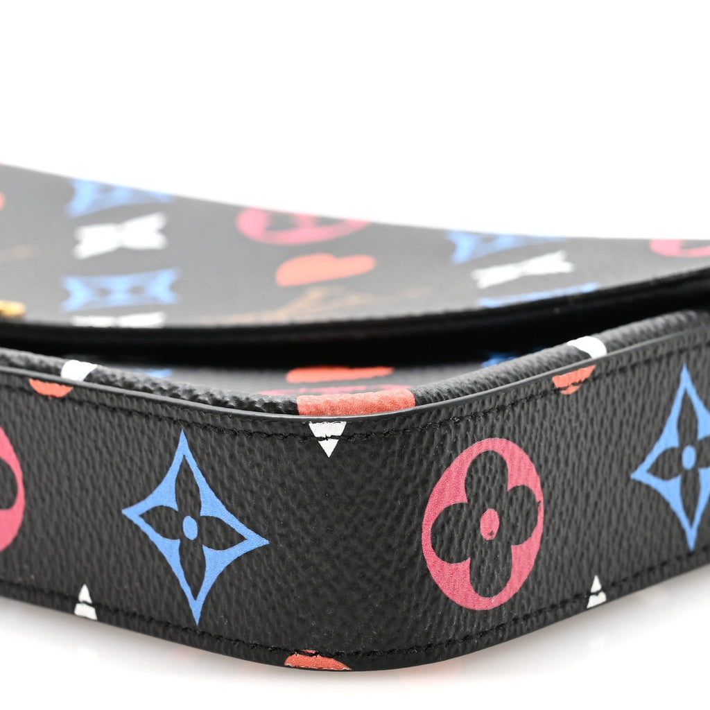 Game On Felicie Chain Wallet Black