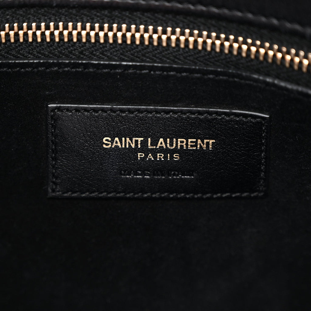 Calfskin Small Sac De Jour Black