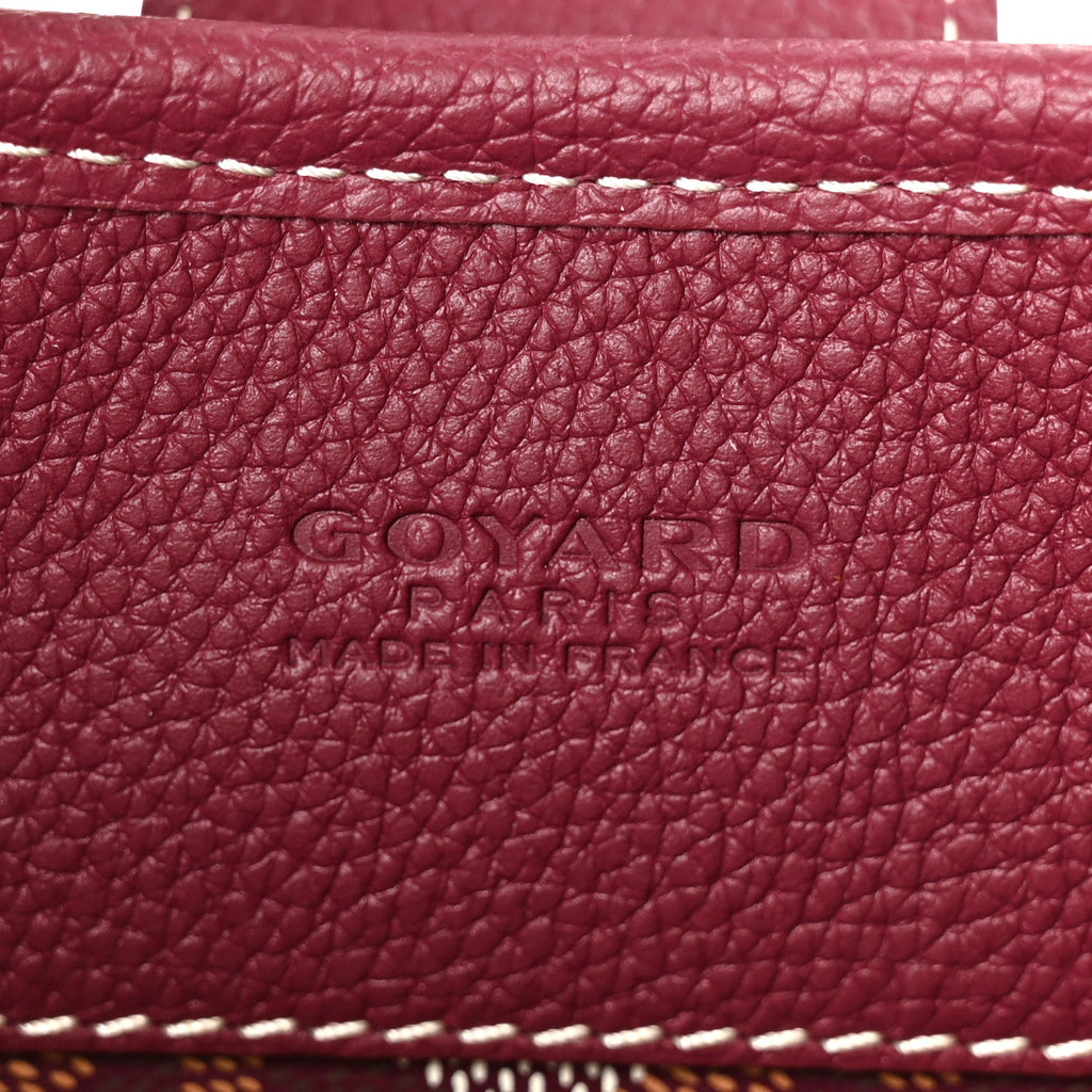 Goyardine Musette PM Bag Bordeaux