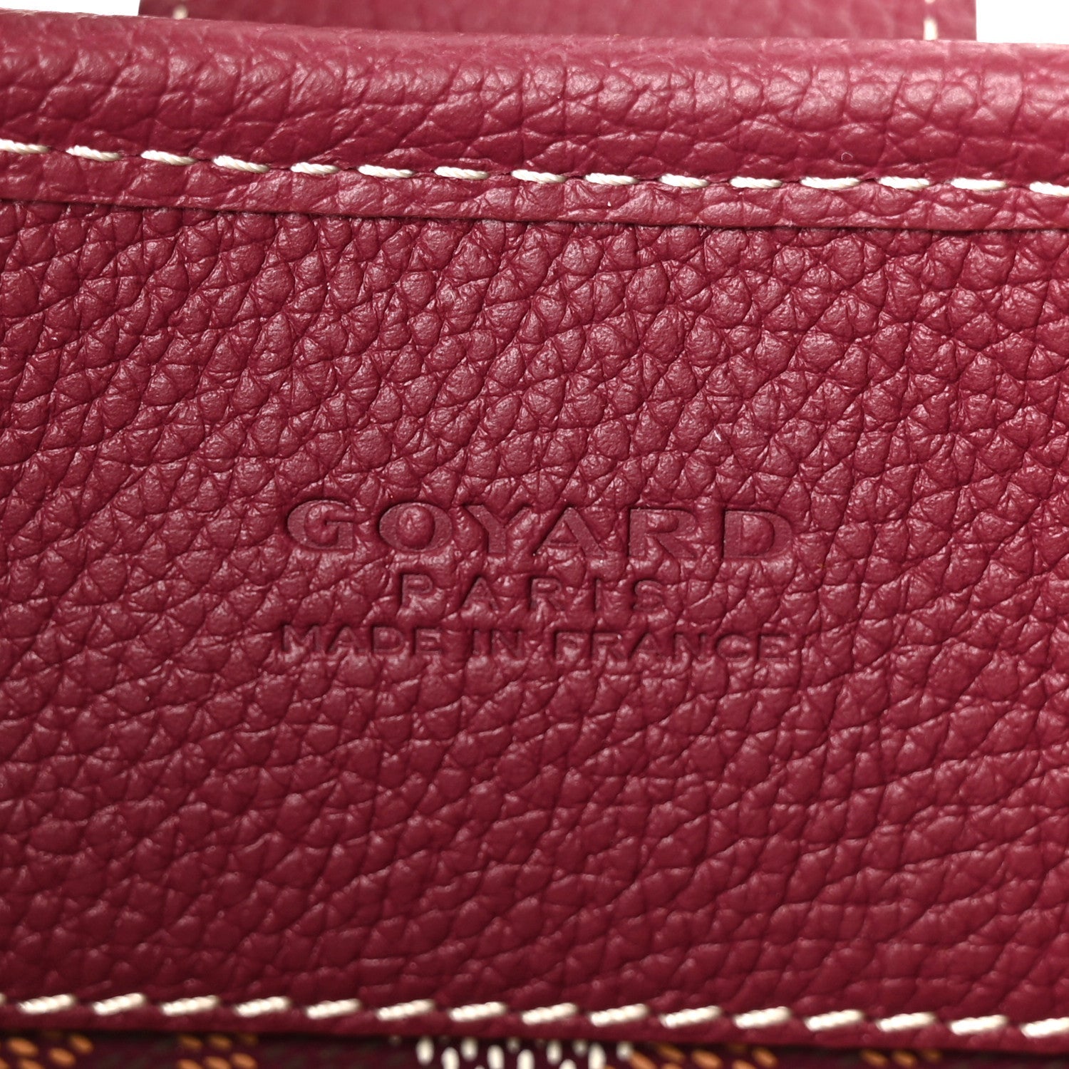 Goyardine Musette PM Bag Bordeaux