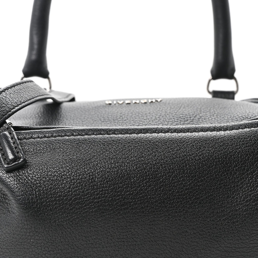 Sugar Goatskin Small Pandora Black