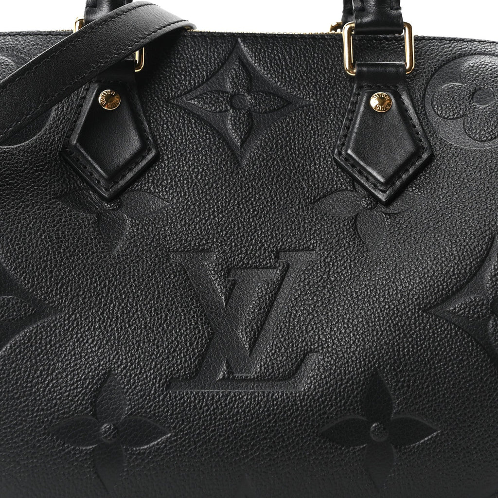 Empreinte Monogram Giant Speedy Bandouliere 25 Black
