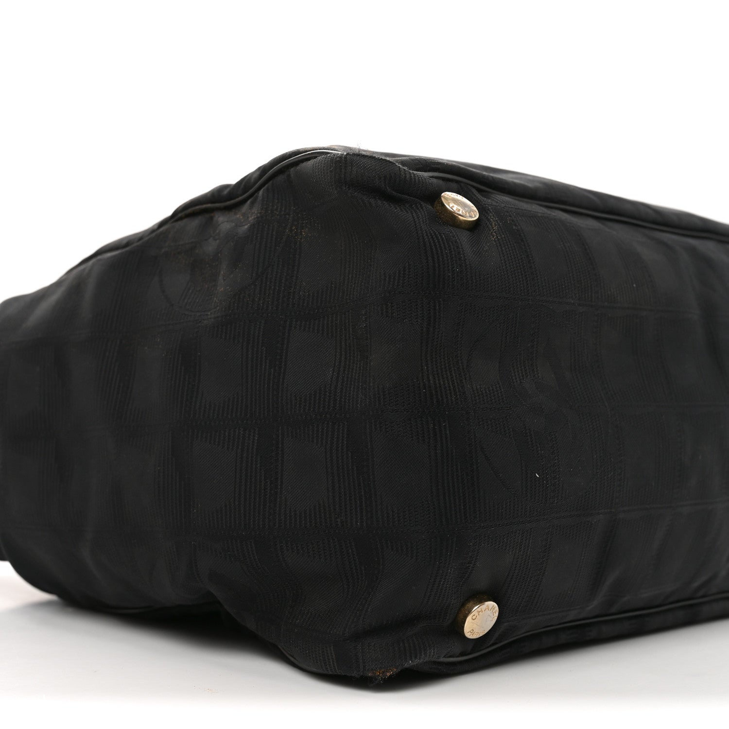 Nylon Medium Travel Tote Black