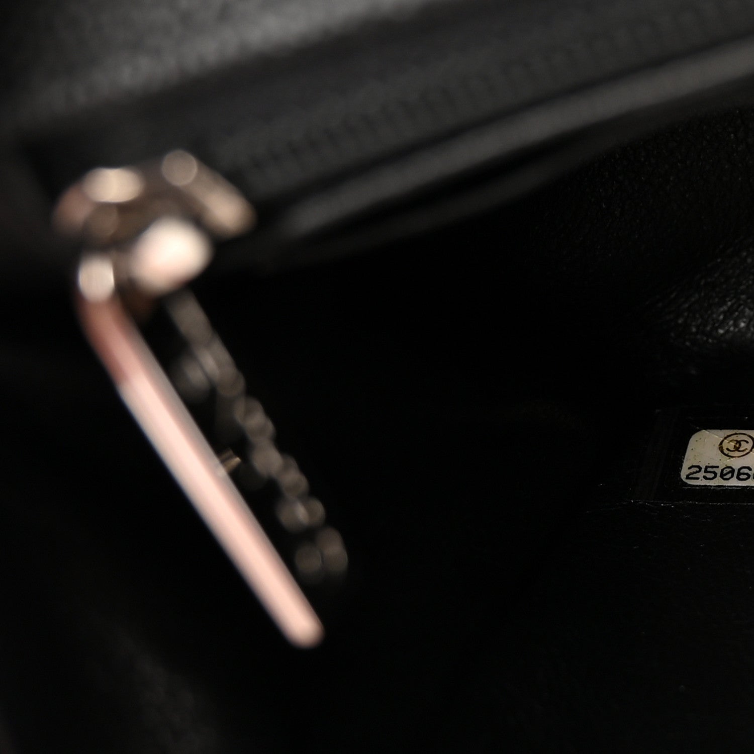Caviar Quilted Mini Rectangular Flap Black