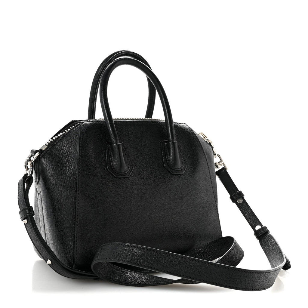 Sugar Goatskin Mini Antigona Black